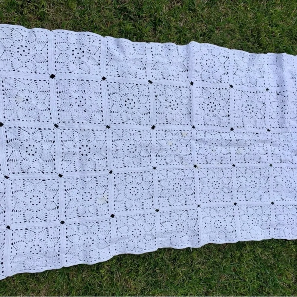 Crochet tablecloth